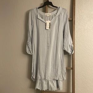 2 piece dress can be worn together or separate